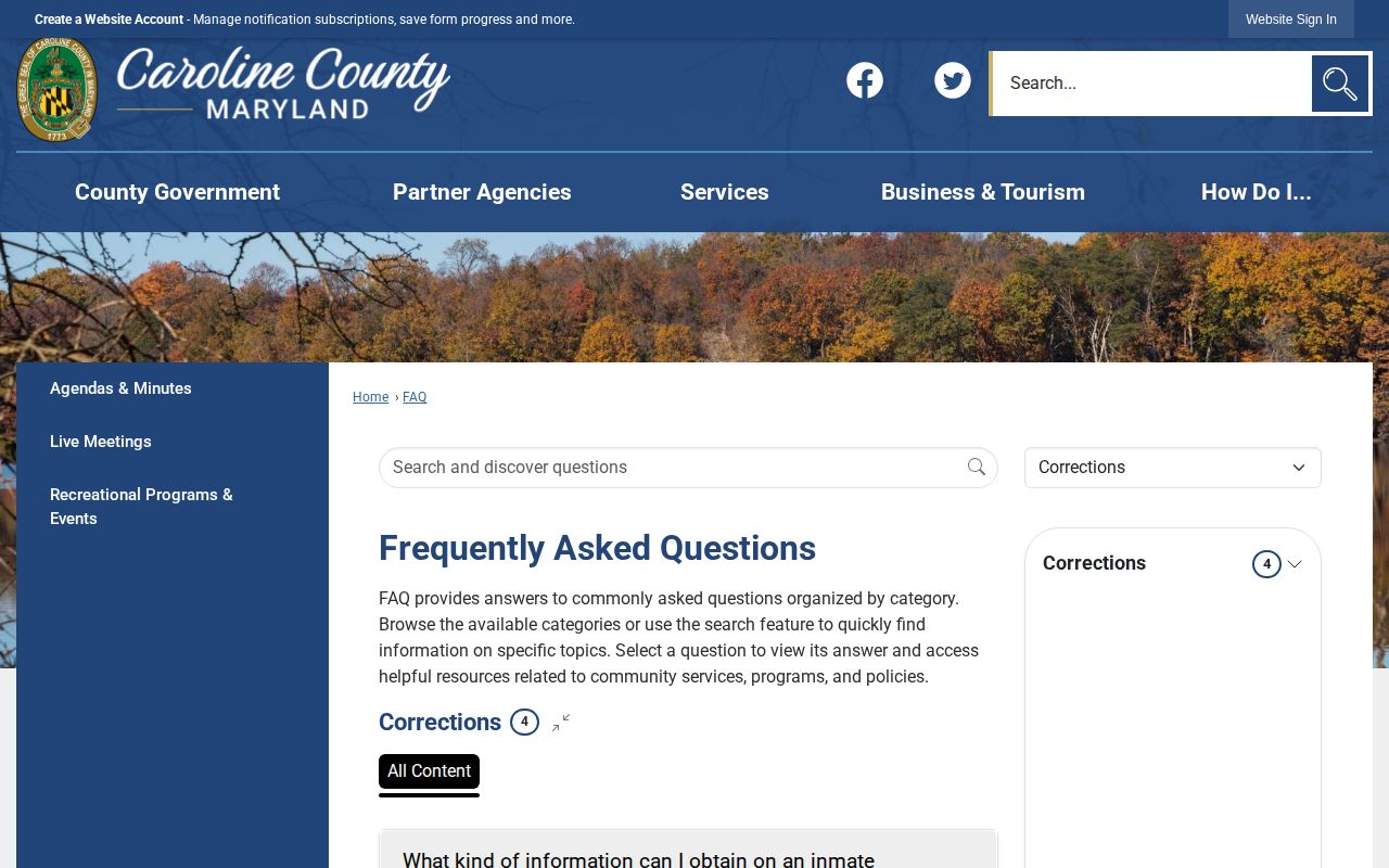 Caroline County Detention Center release confirmation information limits
